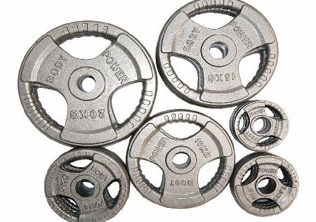 Body Power 75Kg Tri-Grip Olympic Disc Kit