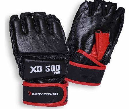 Body Power Leather Multi-Purpose MMA Gloves - Large
