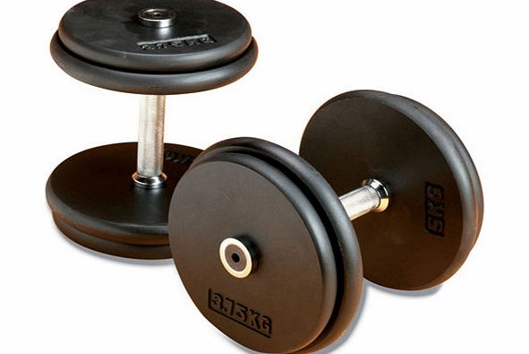 Body Power Pro-style Dumbbells 15kg (x2)