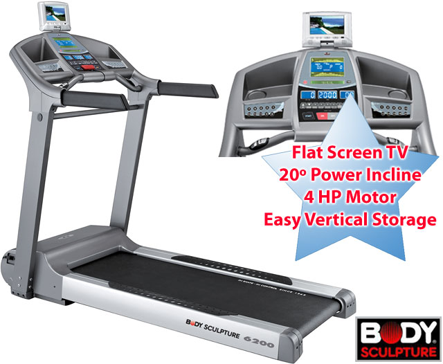 Treadmill Body Sculpture BT-6200IK-C-CD With TV