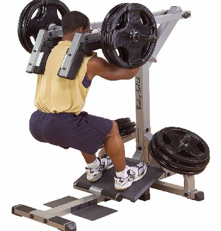 Body-Solid Leverage Squat/Calf Raise Machine (Grey)