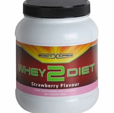 Body Supreme Diet Whey Protein Shake - Strawberry
