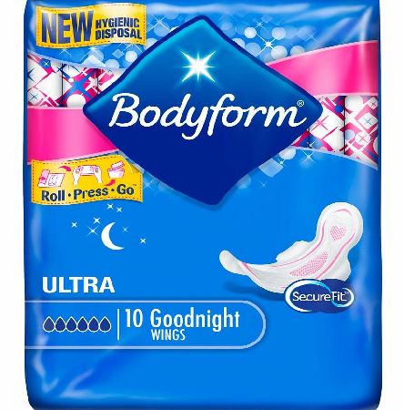 Bodyform Goodnight Ultra Towels (10)