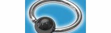 BodyJewelleryShop Titanium Ball Closure Ring - Tiglow 1.2mm x 6mm