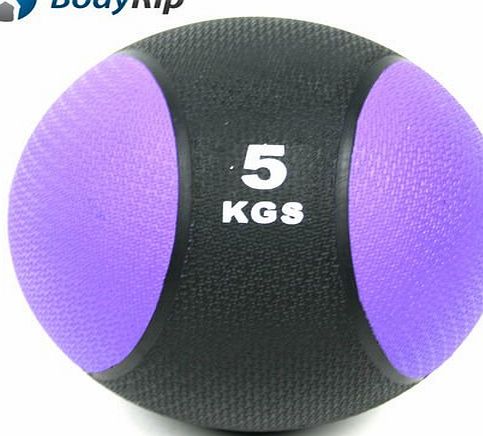 BodyRip  5kg rubber medicine ball weights exercise fitness mma boxing training