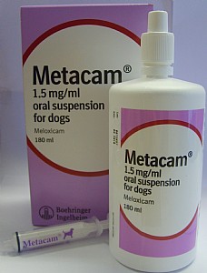 Boehringer Ingelheim Metacam Oral Suspension for Dogs - 180ml