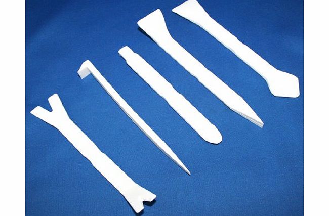 Bojo White Plastic Car Interior Trim Clip Pry Tool Kit