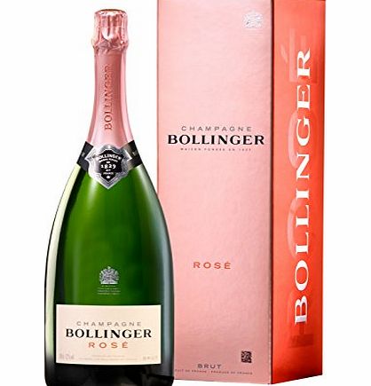 Bollinger Champagne Rose Non Vintage Magnum Champagne in Gift Box 150 cl