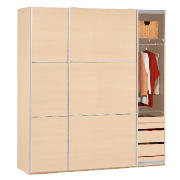Bologna Sliding Wardrobe with internal drawers,