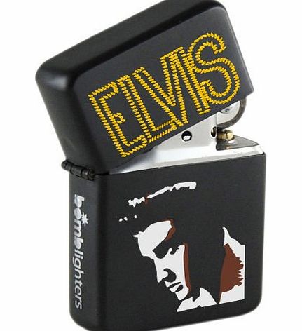 Bomblighters Elvis lighter. Spray matt black finish