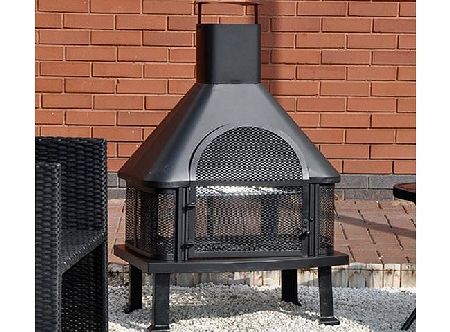 Bonnington Plastics Outdoor Garden Fire Place Log Burner BBQ / Patio Heater
