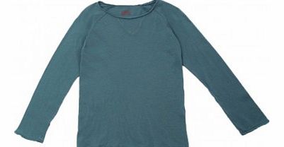 Bonton T-shirt Manches Longues Blue Green `10 years,12