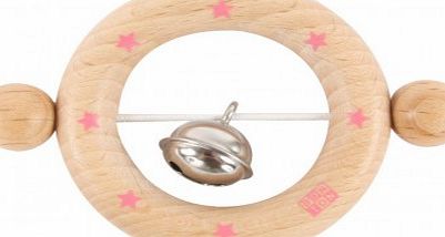 Bonton Wooden Rattle Pink `One size