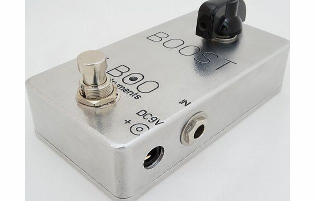 Boost Pedal Clean Transparent Boutique Made In England True Bypass Effect for Guitar Solos Power Signal Booster Acoustic Pre Amp Preamp Cool Bottom Line Driver Buffer Fat-Boost Little Micro (Standard 