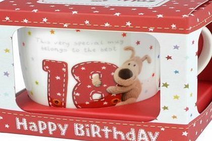 Boofle 18th Birthday Mug In Boofle Happy Birthday Box - 50027