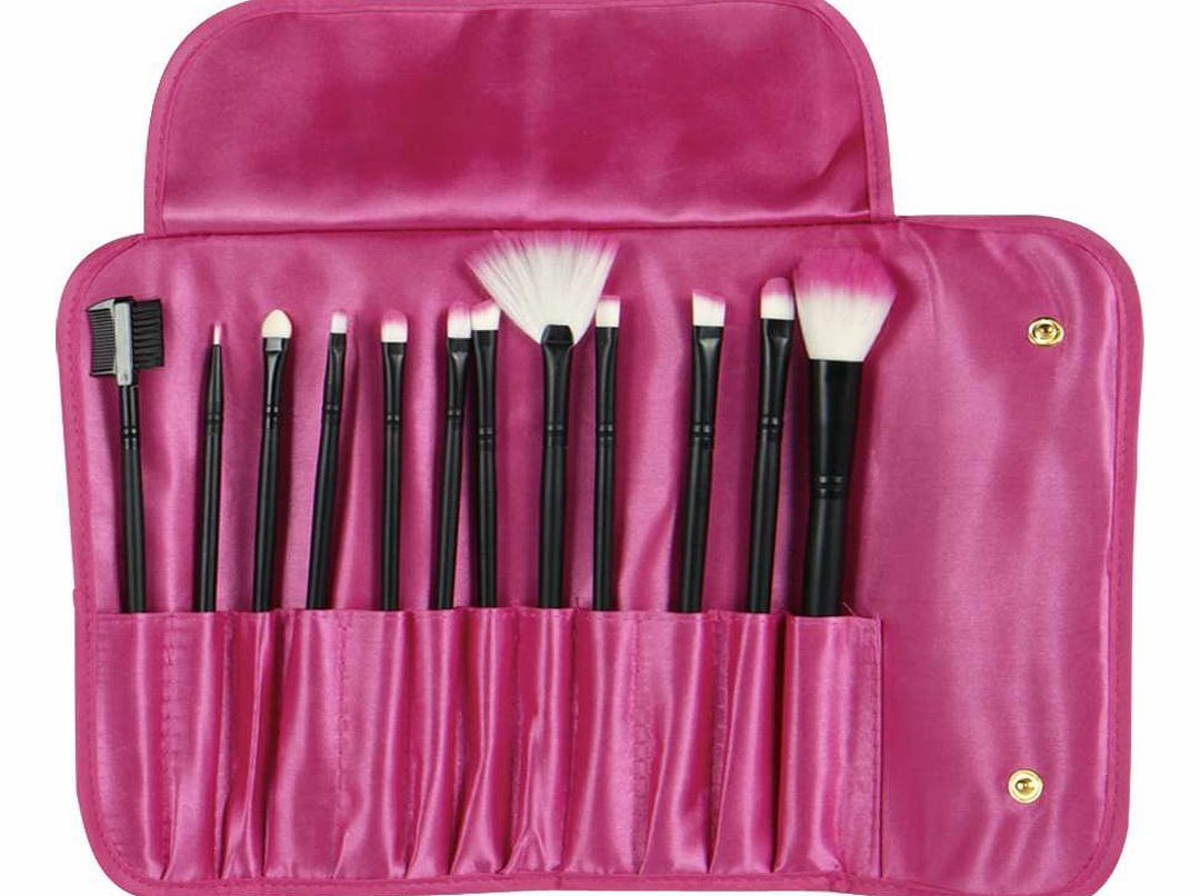 boohoo 12 Piece Brush Set - pink azz13672