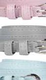 boohoo 3 Pack Belts - grey azz09776