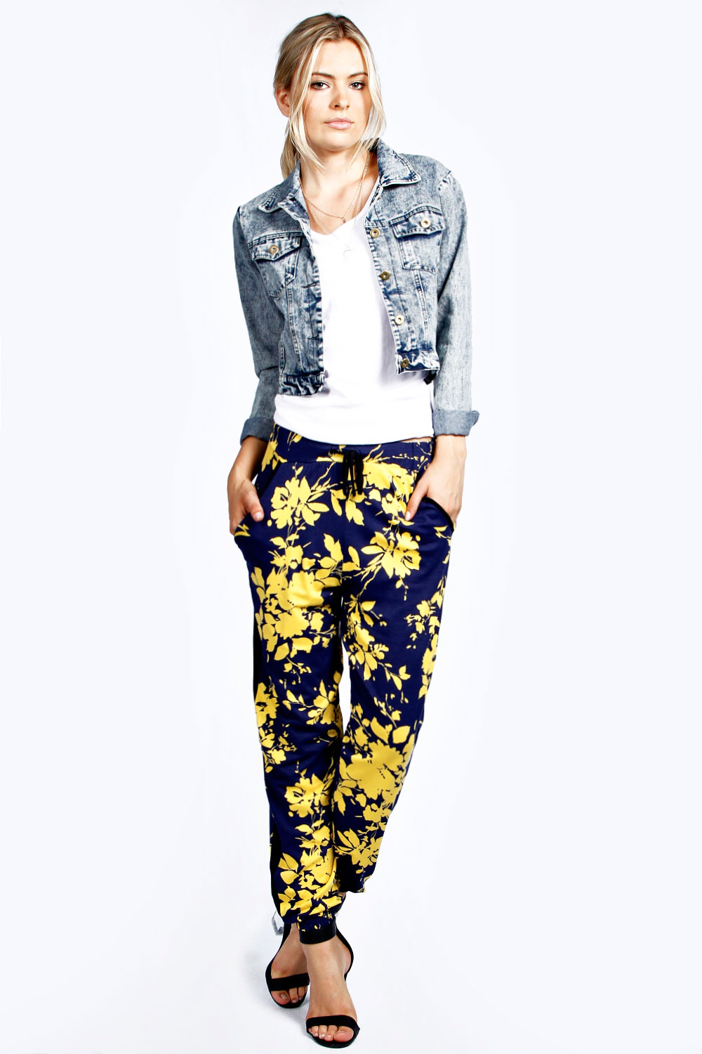 Alexis Floral Print Joggers - multi