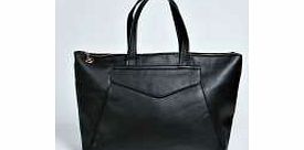 boohoo Aubrey Oversized Pocket Front Shopper Bag -