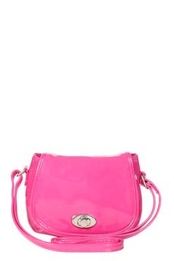 boohoo Ava Small Patent Cross Body Bag Female