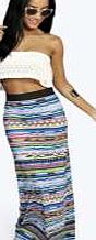 boohoo Aztec Maxi Skirt - multi azz05968