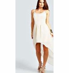 Bella Embellished Strappy Dip Back Prom Dress -