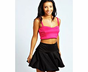 Belle Lace Back Detail Bralet - pink azz27592