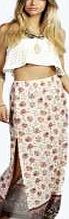 boohoo Border Print Festival Maxi Skirt - multi azz06316