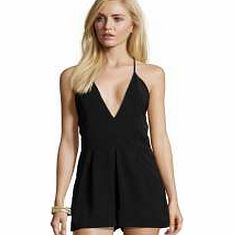 Boutique Liberty Low V Neck Tailored Playsuit -