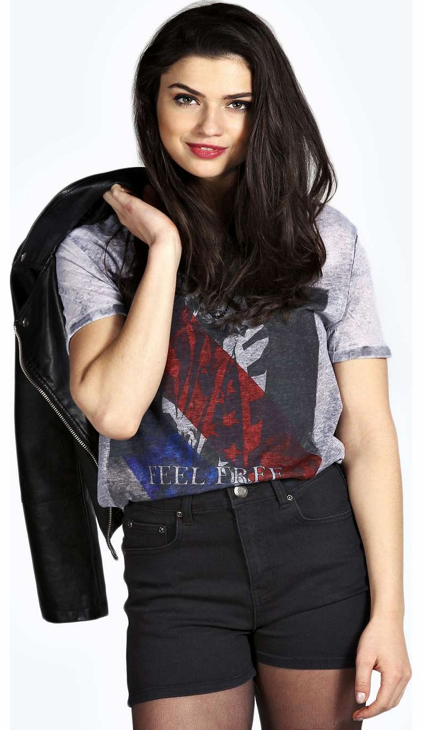 Bryony Black Denim Hotpants - black azz13780