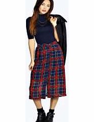 boohoo Button Through Tartan Midi Skirt - multi azz21731