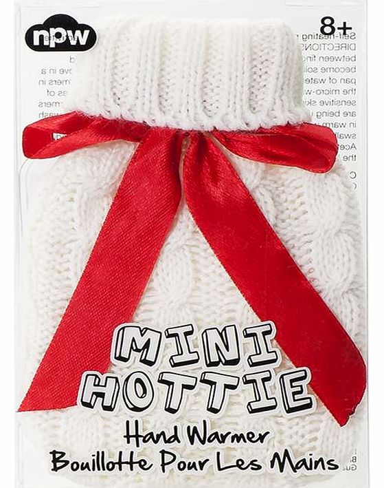 Cable Knit Mini Handwarmer - cream azz13770