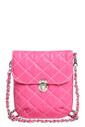 Boohoo Carli Chain Strap Quilted Bag