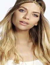 boohoo Chain Hair Crown - gold azz08823