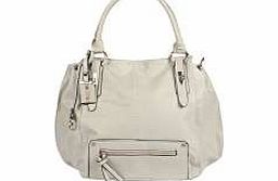 boohoo Charlotte Slouch Shopper Day Bag - grey azz23127
