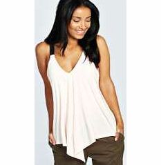 boohoo Claire Strappy Cami - nude azz25453