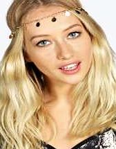 boohoo Coin Headchain - gold azz07503