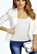 Colour Block Blazer - white azz47328