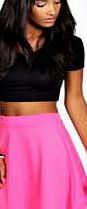 boohoo Colour Pop Skater Skirt - pink azz34745