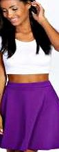 boohoo Colour Pop Skater Skirt - purple azz34745