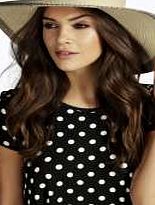 boohoo Contrast Edge Floppy Hat - cream azz10530