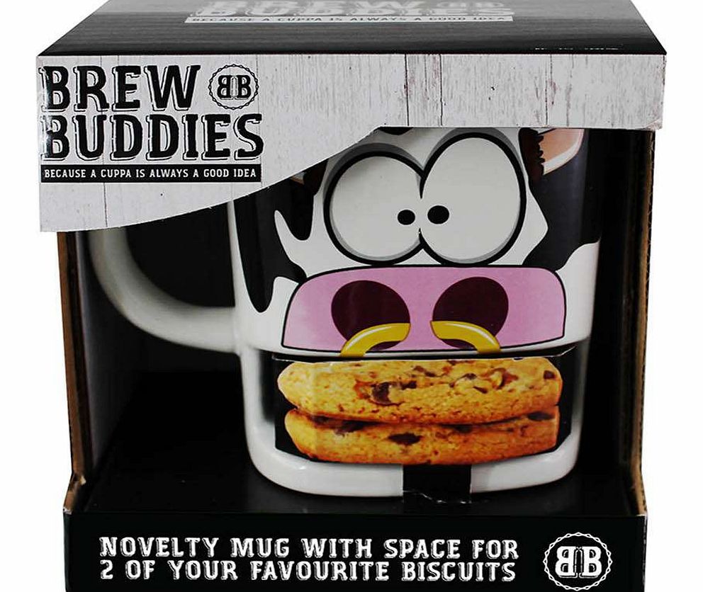boohoo Cow Brew and Biscuit Mug - white azz13669