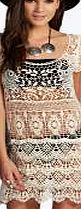 boohoo Crochet Dress - ecru azz07029