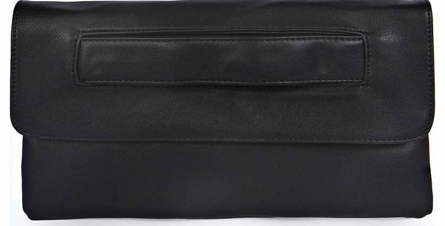 Dahlia Handstrap Clutch Bag - black azz18316