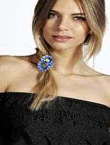 boohoo Daisy Flower Hairband - blue azz09792