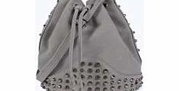 Danni Stud Bottom Duffle Bag - grey azz19787