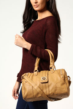 Darcey Chain Barrel Bag Female