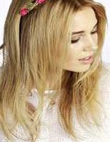 boohoo Ditsy Rose Headband - fushia azz09787