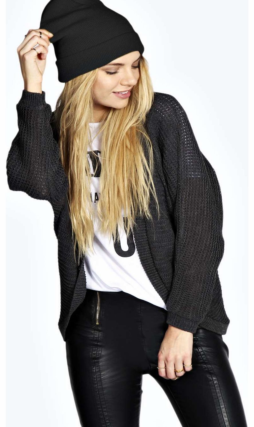 EMMIE BATWING CARDIGAN - slate azz18346