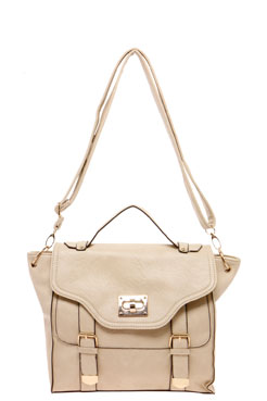 boohoo Evelyn Buckle Front Day Bag Female
